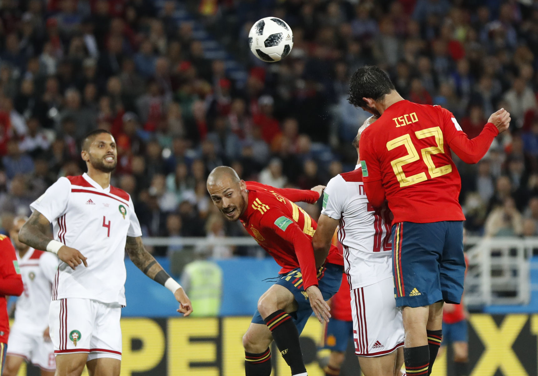 Spain and Morocco play to draw